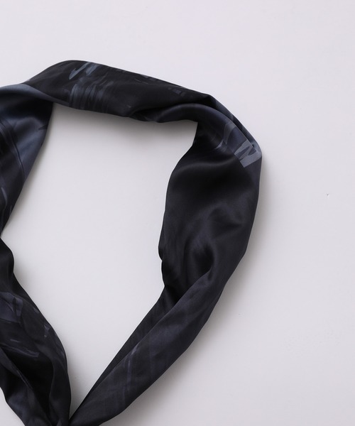 JUNRED（ジュンレッド）の「【 追加生産 】リング付きナロースカーフ（バンダナ/スカーフ・メンズ・ブラック/グレー・FREE）」の7枚目の写真