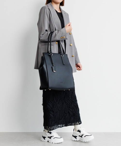 PCケース付・A4収納】 OLバッグ エト トートバッグ 縦型 11932