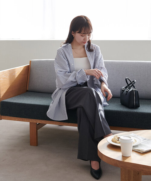 【WEB限定】アソートストライプシャツ《ユニセックス》(シャツ/ブラウス)|DISCOAT(ディスコート) 【WEB限定】アソートストライプシャツ《ユニセックス》(シャツ/ブラウス)|DISCOAT(ディスコート)