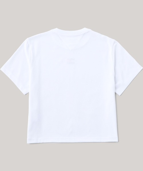 tommy jeans（トミー ジーンズ）の「【オンライン限定】ボクシーロゴTシャツ（Tシャツ/カットソー・レディース・ホワイト/ライトパープル・X-SMALL/SMALL/MEDIUM）」の12枚目の写真
