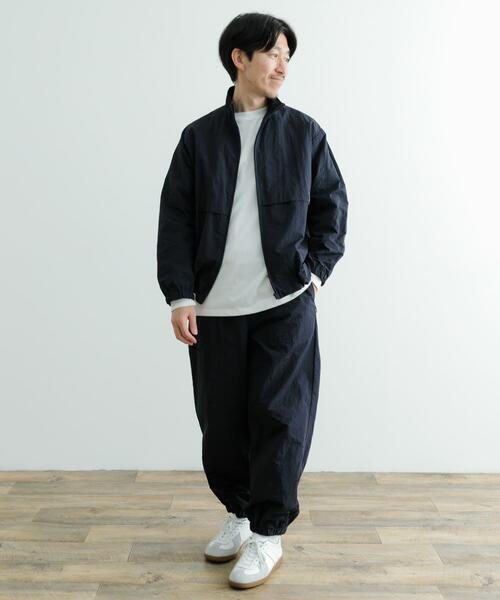 ITEMS URBANRESEARCH(アイテムズ アーバンリサーチ)の「ddp Nylon Track Jacket(ナイロンジャケット・メンズ・ブラック/アイボリー/ブルー・MEDIUM/LARGE)」の9枚目の写真