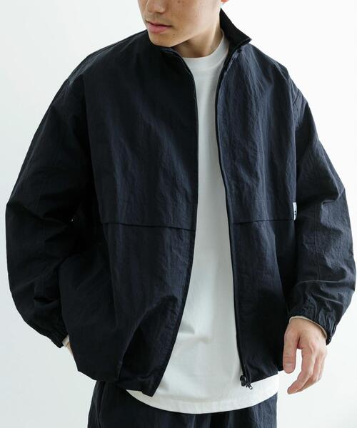 ITEMS URBANRESEARCH(アイテムズ アーバンリサーチ)の「ddp Nylon Track Jacket(ナイロンジャケット・メンズ・ブラック/アイボリー/ブルー・MEDIUM/LARGE)」の12枚目の写真