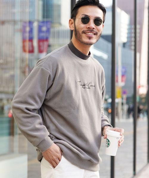 jiggys shop(ジギーズショップ)の「刺繍フリーストレーナー(スウェット・メンズ・ブラック/アイボリー/グレー系その他/ダークブルー・MEDIUM/LARGE/X-LARGE)」の3枚目の写真