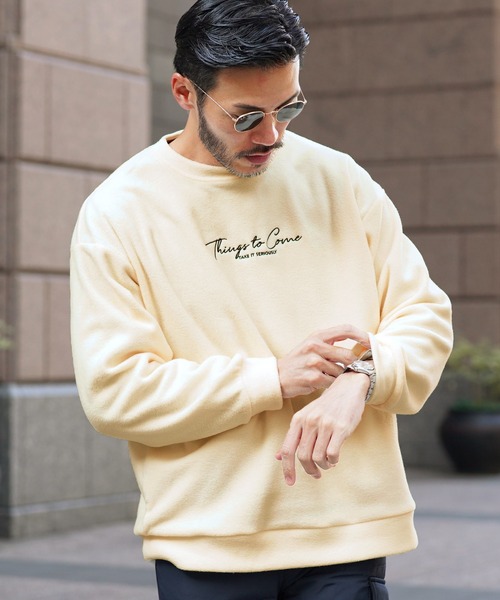 jiggys shop(ジギーズショップ)の「刺繍フリーストレーナー(スウェット・メンズ・ブラック/アイボリー/グレー系その他/ダークブルー・MEDIUM/LARGE/X-LARGE)」の2枚目の写真