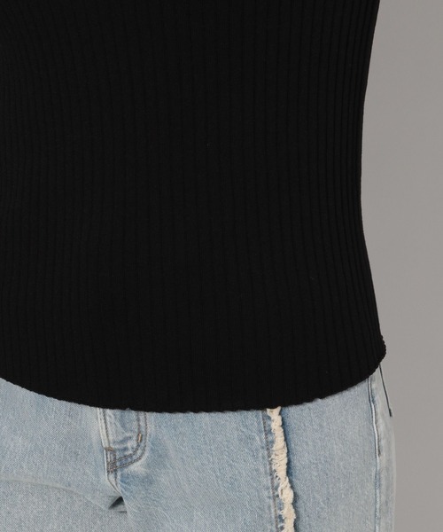 LOWRYS FARM（ローリーズファーム）の「シアーイソザイニットＬＳ 105109（ニット/セーター・レディース・レッド/ネイビー/ブラック・FREE）」の17枚目の写真