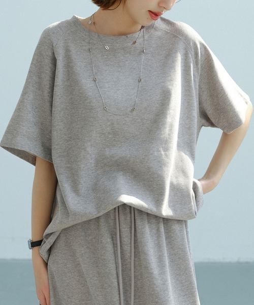 SAISON DE PAPILLON(セゾンドパピヨン)の「ラグランスリーブクルーネックカットソー(Tシャツ/カットソー・レディース・ブラック/グレー/ベージュ/ネイビー・M/L)」の3枚目の写真