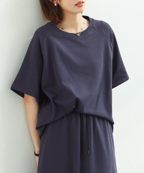 SAISON DE PAPILLON(セゾンドパピヨン)の「ラグランスリーブクルーネックカットソー(Tシャツ/カットソー・レディース・ブラック/グレー/ベージュ/ネイビー・M/L)」の18枚目の写真