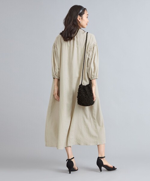 coen（コーエン）の「接触冷感リネンレーヨンスキッパーシャツワンピース（シャツワンピース・レディース・ナチュラル/ダークグレー/その他1・FREE）」の20枚目の写真