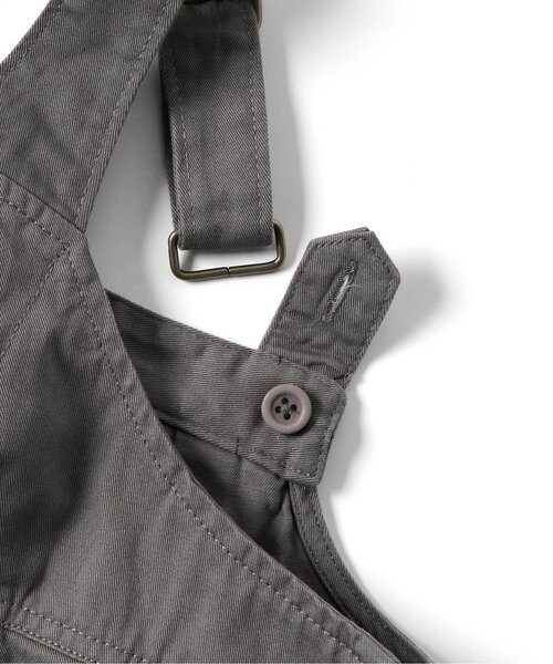 p.premier(ピードットプルミエ)の「ハーフ丈のオーバーオール(サロペット/オーバーオール・キッズ・ブラウン/チャコール/アイボリー・90/100/110/120/140)」の7枚目の写真