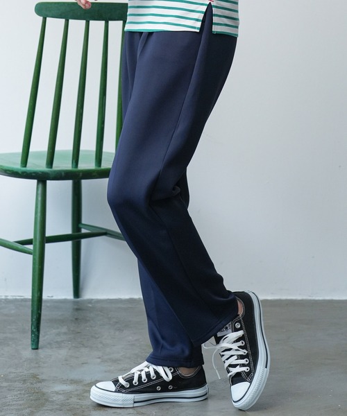 mili an deni(ミリアンデニ)の「TPUテーパードパンツ(スラックス・レディース・ブラック/ピンク/ネイビー/アイボリー・M/L)」の13枚目の写真