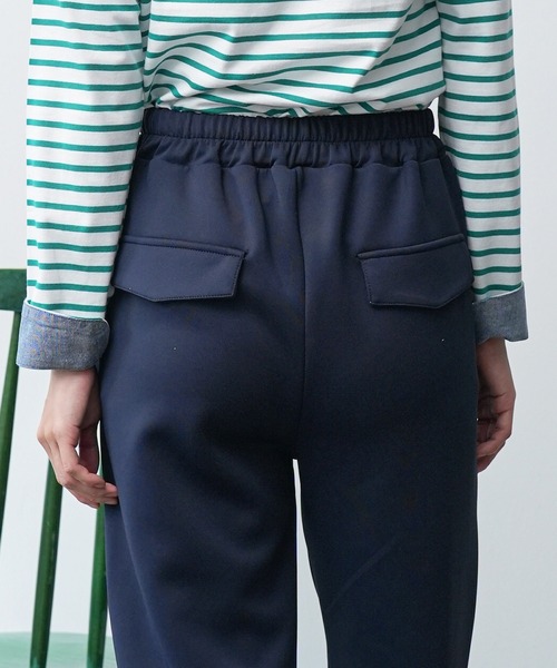 mili an deni(ミリアンデニ)の「TPUテーパードパンツ(スラックス・レディース・ブラック/ピンク/ネイビー/アイボリー・M/L)」の15枚目の写真