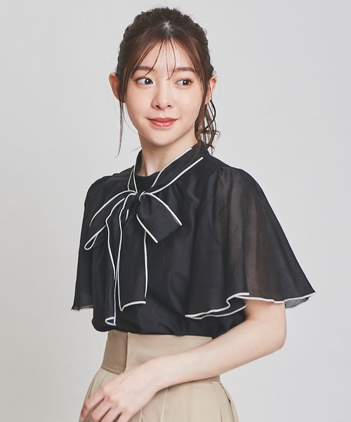 31 トランテアン ブラウス 31 Sons de mode（トランテアン ソン ドゥ モード）ブラウス 青 サイズ