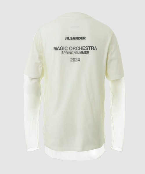 JIL SANDER（ジルサンダー）の「SHEER T-SHIRT LS + PRINTED T-SHIRT
