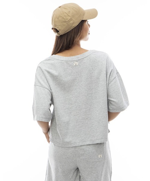 BILLABONG（ビラボン）の「BILLABONG レディース 【CHILLWEAR】 CREW POCKET TOPS トレーナー 【2024年春夏モデル】/ビラボン半袖ポケット付きスウェット（スウェット・レディース・グレー/アイボリー・LARGE/MEDIUM）」の8枚目の写真