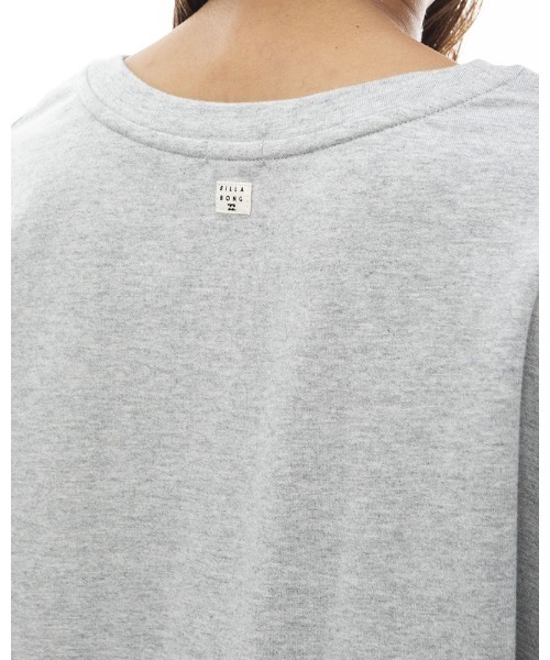 BILLABONG（ビラボン）の「BILLABONG レディース 【CHILLWEAR】 CREW POCKET TOPS トレーナー 【2024年春夏モデル】/ビラボン半袖ポケット付きスウェット（スウェット・レディース・グレー/アイボリー・LARGE/MEDIUM）」の11枚目の写真