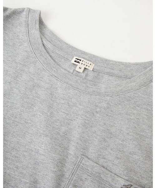 BILLABONG（ビラボン）の「BILLABONG レディース 【CHILLWEAR】 CREW POCKET TOPS トレーナー 【2024年春夏モデル】/ビラボン半袖ポケット付きスウェット（スウェット・レディース・グレー/アイボリー・LARGE/MEDIUM）」の12枚目の写真