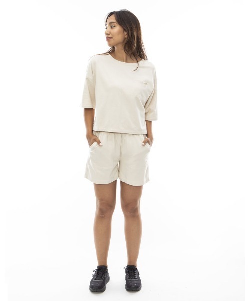 BILLABONG（ビラボン）の「BILLABONG レディース 【CHILLWEAR】 CREW POCKET TOPS トレーナー 【2024年春夏モデル】/ビラボン半袖ポケット付きスウェット（スウェット・レディース・グレー/アイボリー・LARGE/MEDIUM）」の5枚目の写真