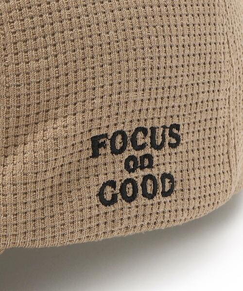 SHOO・LA・RUE（シューラルー）の「◆サイドロゴ刺繍ワッフルCAP（キャップ・レディース・オフホワイト/ブラック/ブラウン系その他・00）」の9枚目の写真