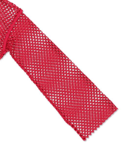 SPINNS（スピンズ）の「長袖メッシュカットソー（Tシャツ/カットソー・レディース・アイボリー/ブラック/ブルー/ライトグリーン/ピンク・ONESIZE）」の9枚目の写真