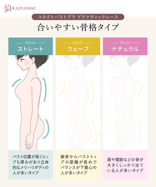 RADIANNE(ラディアンヌ)の「【重いバストから解放/大きい胸の補正ブラ】コネクトバストブラ ドラマティックレース/【ブラジャー単体】(ブラジャー・レディース・ベージュ/パープル/ネイビー/ピンク/グリーン/ブラック・D75/E70/E75/E80/F65/F70/F75/F80/F85/G65/G70/G75/G80/H70/H75/H80/I65/I70/I75/H65/G85)」の21枚目の写真