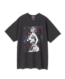 HYSTERIC GLAMOUR | THE ROLLING STONES/GUITAR GIRL W WHEELS Tシャツ(Tシャツ/カットソー)