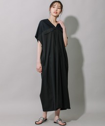 Munich | リヨセルコットンツイル×リブドッキングワンピース(ワンピース)