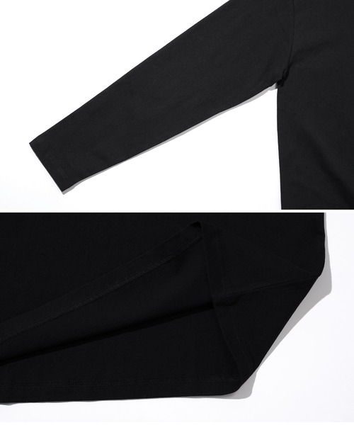 jiggys shop(ジギーズショップ)の「ミドルウエイトロゴ刺繍ロンT 長袖Tシャツ カットソー(Tシャツ/カットソー・メンズ・ミント/ホワイト/ブラック・LARGE/MEDIUM)」の9枚目の写真