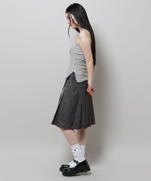 タンクトップ ノースリーブ NASTY FANCY CLUB／ZIPPER スリーブレス 2116656 レディース NASTY FANCY CLUB／ZIPPER スリーブレス 2116656（タンクトップ
