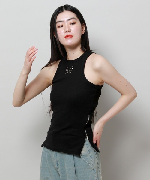 タンクトップ ノースリーブ NASTY FANCY CLUB／ZIPPER スリーブレス 2116656 レディース NASTY FANCY CLUB／ZIPPER スリーブレス 2116656（タンクトップ