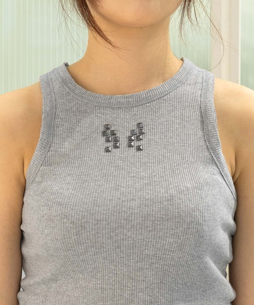 トップス nasty fancy club NASTY FANCY CLUB／ZIPPER スリーブレス 2116656（タンクトップ