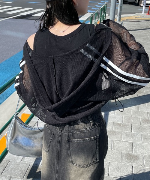 セール】WEGO/Wジップラインメッシュパーカー（ブルゾン）｜WEGO