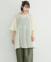 ITEMS URBANRESEARCH（アイテムズ アーバンリサーチ）の「シアーティアードブラウス（シャツ/ブラウス）」