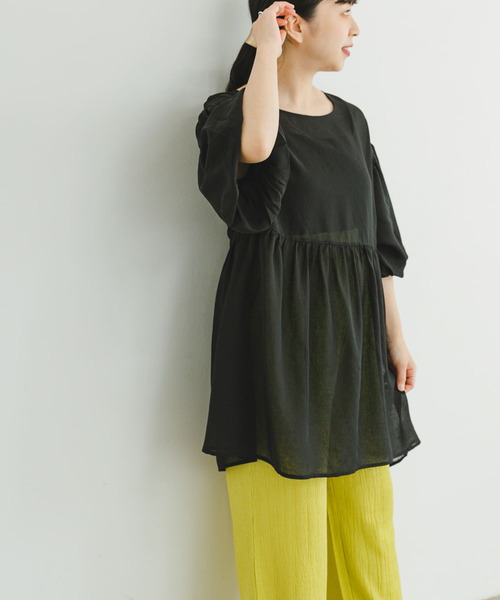 URBAN RESEARCH ITEMS / アーバンリサーチ アイテムズ シアーティアードブラウス セール】シアーティアードブラウス（Tシャツ/カットソー