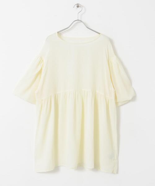 ITEMS URBANRESEARCH（アイテムズ アーバンリサーチ）の「シアーティアードブラウス（シャツ/ブラウス・レディース・ブラック/ホワイト系その他・FREE）」の3枚目の写真