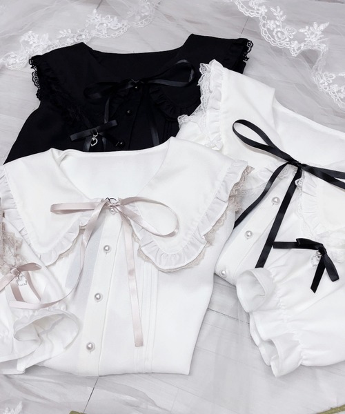 MA*RS（アメーバーマーズ）の「肩レースリボンブラウス（シャツ