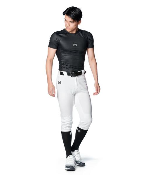 UNDER ARMOUR(アンダーアーマー)の「UAアイソチル コンプレッション ショートスリーブ クルーネック シャツ(ベースボール/メンズ)(Tシャツ/カットソー・メンズ・ブラック・XL/L/M/S/2XL/3XL)」の3枚目の写真