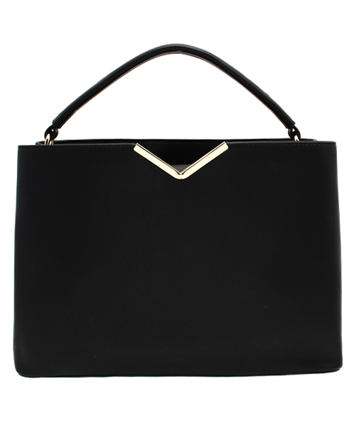 goocy（グースィー）の「CUBEトートバッグ（トートバッグ・レディース・ブラック/キャメル・FREE）」の2枚目の写真