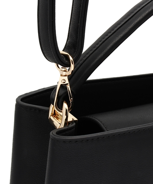 goocy（グースィー）の「CUBEトートバッグ（トートバッグ・レディース・ブラック/キャメル・FREE）」の7枚目の写真