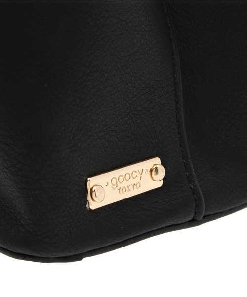 goocy（グースィー）の「CUBEトートバッグ（トートバッグ・レディース・ブラック/キャメル・FREE）」の3枚目の写真