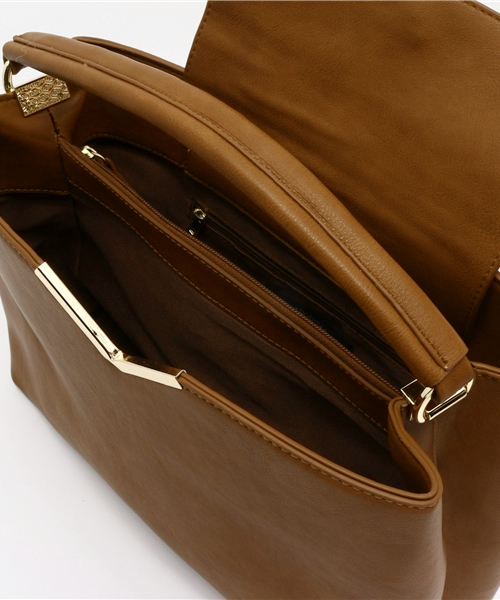 goocy（グースィー）の「CUBEトートバッグ（トートバッグ・レディース・ブラック/キャメル・FREE）」の8枚目の写真