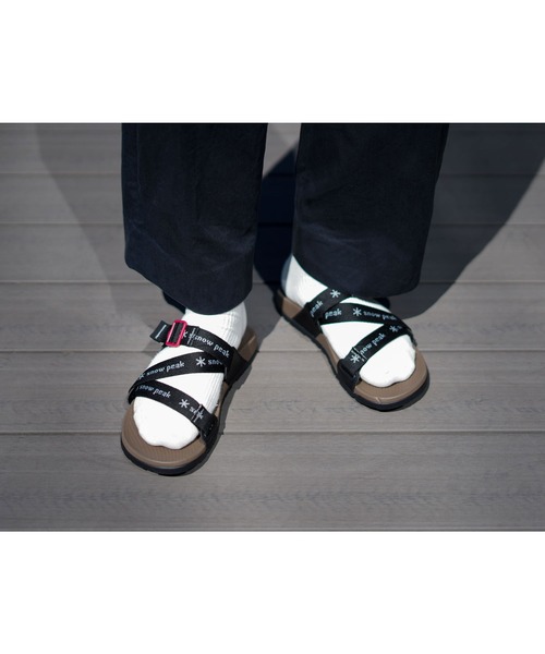 Snow peak スノーピーク サンダル スポーツサンダル 27 黒 snow peak サンダル Ws LOWDOWN SLIDE SP レディース : ZOZOTOWN