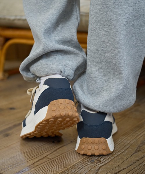 moz(モズ)厚底レースアップバイカラースニーカー（スニーカー）｜moz