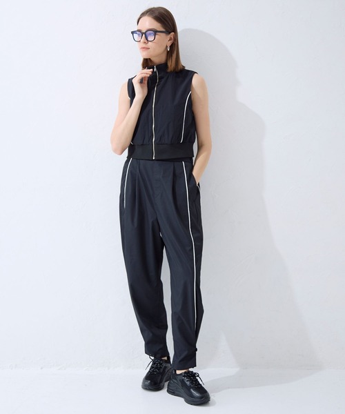 FOREVER 21（フォーエバー トゥエンティーワン）の「【2024SS】トラックベスト（ベスト・レディース・オフホワイト/ブラック・FREE）」の7枚目の写真
