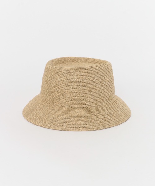 URBAN RESEARCH ROSSO WOMEN（アーバンリサーチ　ロッソ）の「PAPER HAT（ハット・レディース・ベージュ/ブラック・FREE）」の7枚目の写真