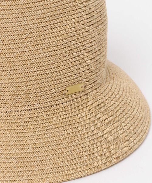 URBAN RESEARCH ROSSO WOMEN（アーバンリサーチ　ロッソ）の「PAPER HAT（ハット・レディース・ベージュ/ブラック・FREE）」の11枚目の写真