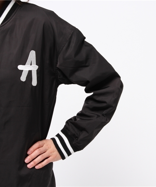 WEGO（ウィゴー）の「WEGO/イニシャルスタジャン（スタジャン・レディース・ネイビー/ブラック・FREE）」の13枚目の写真