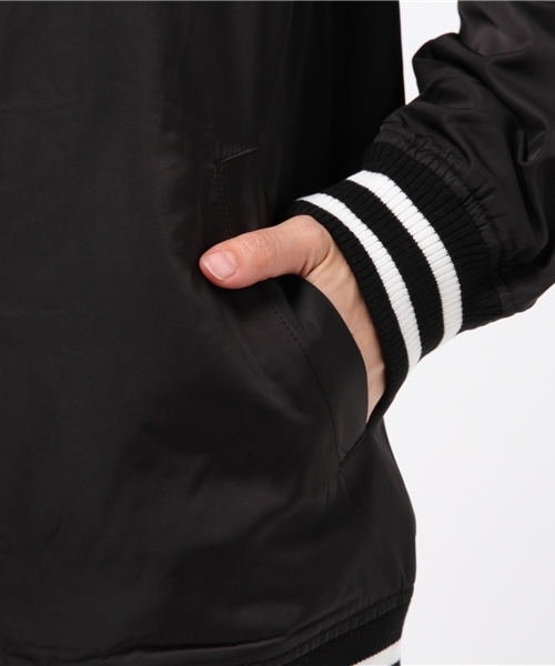 WEGO（ウィゴー）の「WEGO/イニシャルスタジャン（スタジャン・レディース・ネイビー/ブラック・FREE）」の14枚目の写真