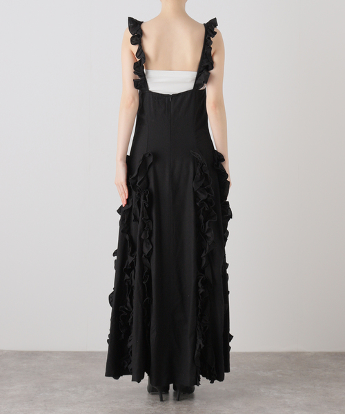 【9/15.16.17限定値下】EDIT. FOR LULU モノトーンドレス EDIT. FOR LULU（エディットフォールル）の「モノトーンフラワー