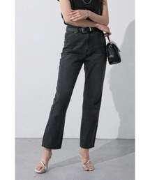 M.deux | 【ハイウエストストレートデニム】(デニムパンツ)