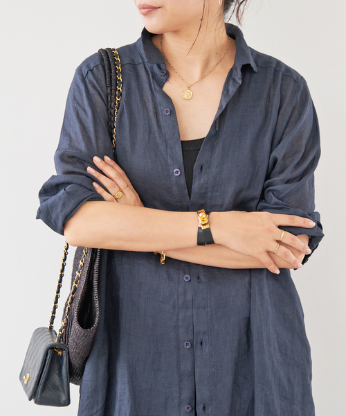 JOIN CLOTHES ジョインクローズ SHIRT DRESS リネン Deuxieme Classe（ドゥーズィエムクラス）の「【JOIN CLOTHES/ジョイン